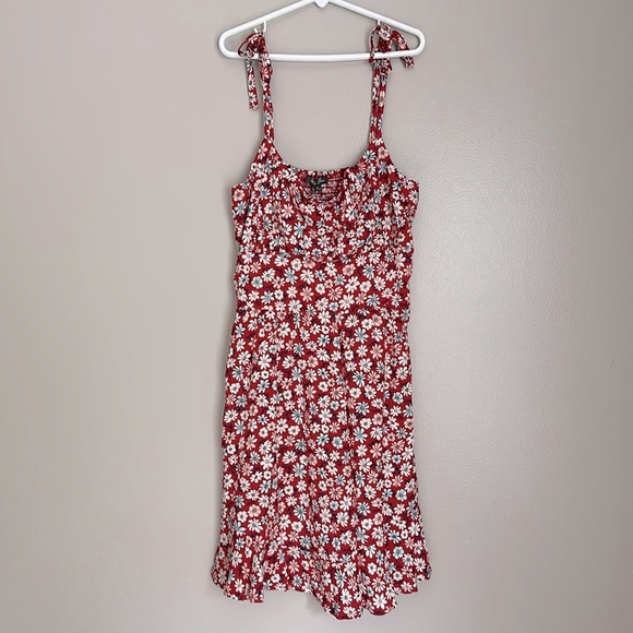 Juniors Lily Rose Tied Shoulder Skater Dress - Picture 3 of 7